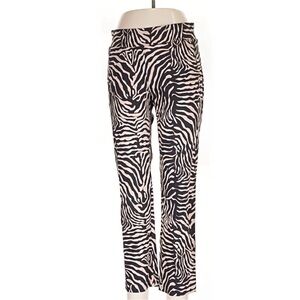 J. McLaughlin Maisie Zebra-Print Pull on Pants 10